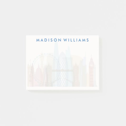 Londen, Engeland | City Skyline Post-it® Notes (Voorkant)