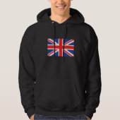 Londen Engeland  Design Britse vlag Hoodie (Voorkant)
