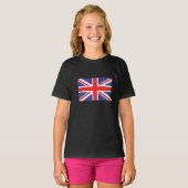 Londen Engeland Design Britse vlag T-shirt (Voorkant volledig)