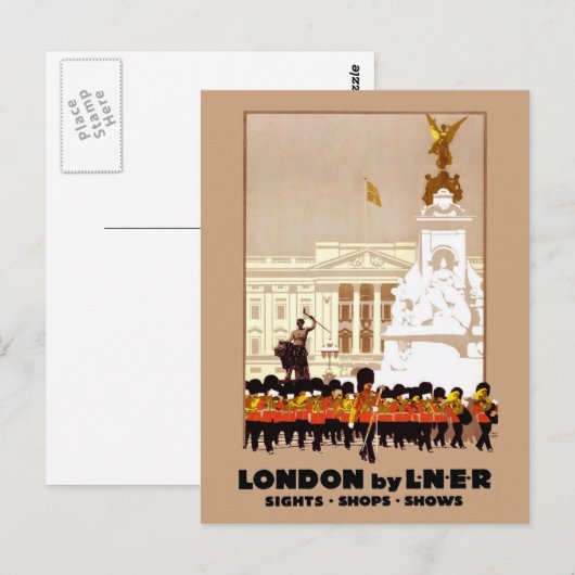  Londen Engeland door middel van treinreizen Briefkaart (Voorkant / Achterkant)