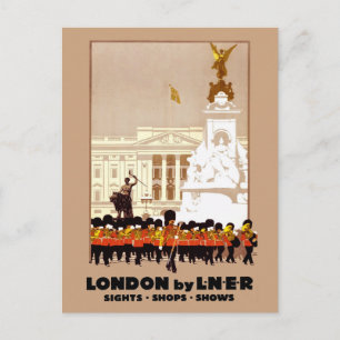 Londen Engeland door middel van treinreizen Briefkaart