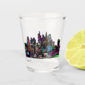 Londen, Engeland, graffiti Shot Glass Shot Glas (Voorkant)