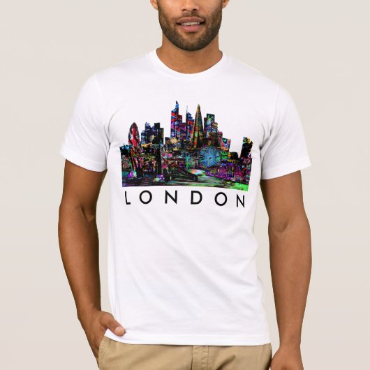 Londen, Engeland, graffiti T-shirt (Voorkant)