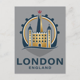 Londen Engeland Groot-Brittannië Briefkaart