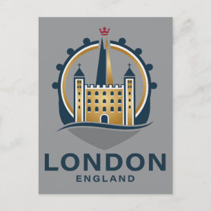 Londen Engeland Groot-Brittannië Briefkaart