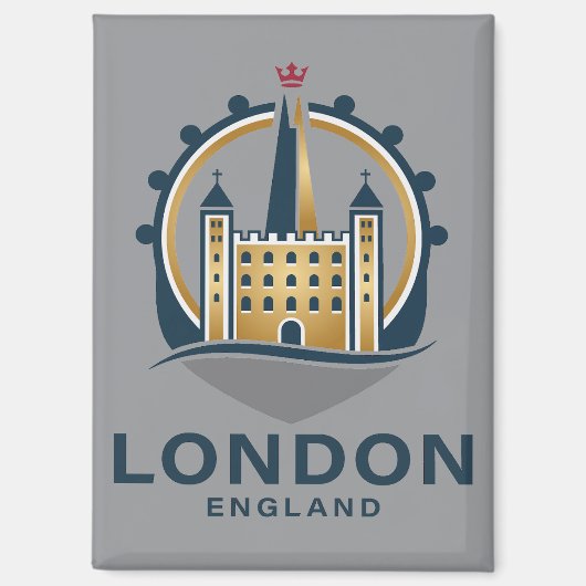 Londen Engeland Groot-Brittannië Magneet (Voorkant)