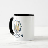 Londen Engeland Groot-Brittannië Mok (Voorkant links)