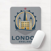 Londen Engeland Groot-Brittannië Muismat (Met muis)
