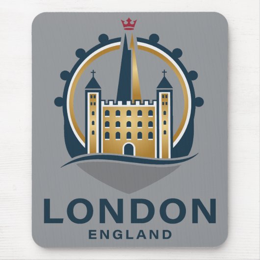 Londen Engeland Groot-Brittannië Muismat (Voorkant)
