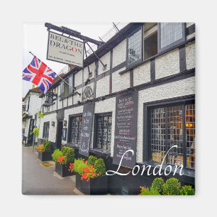 Londen Engeland Groot-Brittannië Pub Architectuur Magneet