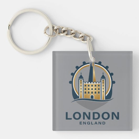 Londen Engeland Groot-Brittannië Sleutelhanger (Voorkant)