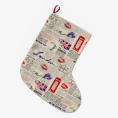 Londen, Engeland Grote Kerstsok (Voorkant (Hangend))