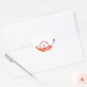 Londen Engeland Hart Sticker (Envelop)