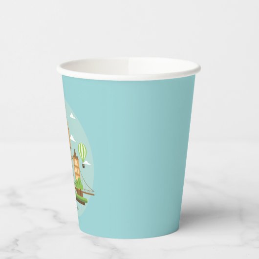 Londen Engeland herkenningspunten Paper Cups Party Papieren Bekers (Links)