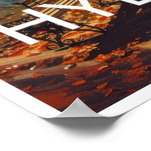 Londen Engeland Hyde Park Reizen Poster (Hoek)