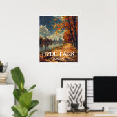 Londen Engeland Hyde Park Reizen Poster (Thuiskantoor)