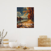 Londen Engeland Hyde Park Reizen Poster (Keuken)