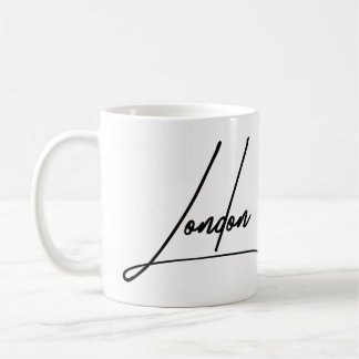 Londen Engeland Iconische Hoofdstad Souvenir Koffiemok