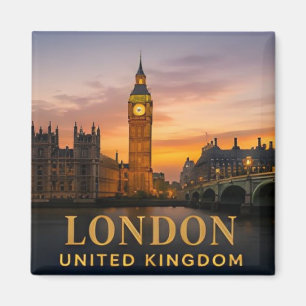 Londen Engeland Iconische Stad Reisbestemming Magneet