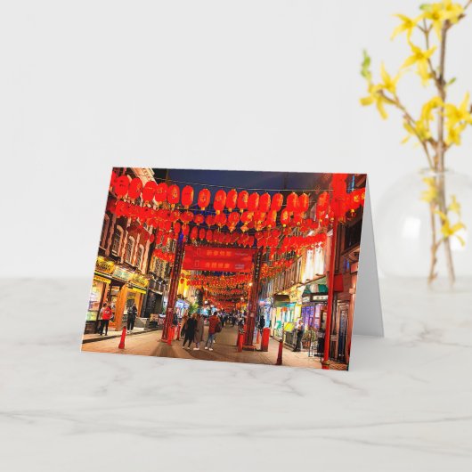 Londen, Engeland Kaart #2 (Gele Bloem)