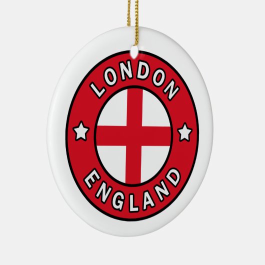 Londen Engeland Keramisch Ornament (Rechts)