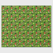 Londen Engeland Kerstcadeau Cadeaupapier (Vlak)