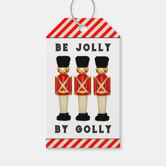 Londen Engeland Kerstmis Cadeaulabel (Voorkant)