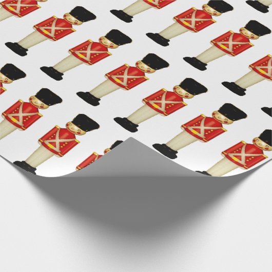 Londen Engeland Kerstmis Cadeaupapier (Hoek)