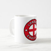 Londen Engeland Koffiemok (Voorkant links)