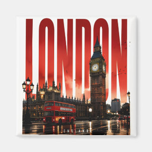 Londen Engeland Koninklijke Landmerken Theems Stad Magneet