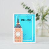 Londen Engeland Kunst Reizen Illustratie Briefkaart (Staand voorkant)