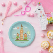 Londen Engeland Landmarks Papieren Borden Papieren Bordje (Feest)