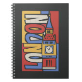 Londen, Engeland | Levendig ontwerp Notitieboek (Voorkant)