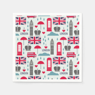 Londen, Engeland Napkins Servet
