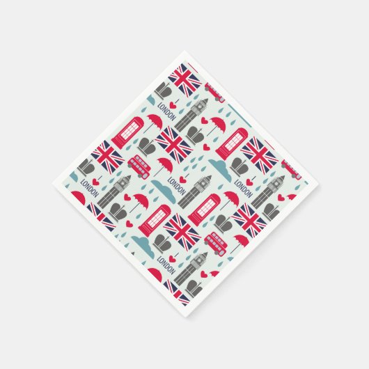 Londen, Engeland Napkins Servet (Hoek)
