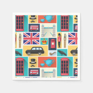 Londen, Engeland Napkins Servet