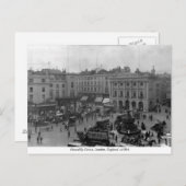  Londen Engeland, Piccadilly Circus panorama Briefkaart (Voorkant / Achterkant)
