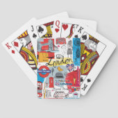 Londen, Engeland Pokerkaarten (Achterkant)