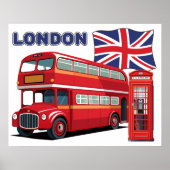 Londen Engeland Poster (Voorkant)