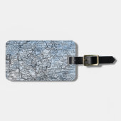  Londen Engeland Regio Kaart Reizen Bagagelabel (Voorkant horizontaal)