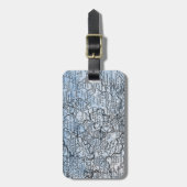  Londen Engeland Regio Kaart Reizen Bagagelabel (Voorkant verticaal)