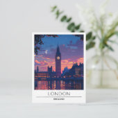 Londen Engeland Reizen Briefkaart (Staand voorkant)
