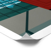 Londen, Engeland reizen Poster (Hoek)