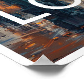 Londen Engeland Reizen Poster Art Print Poster (Hoek)