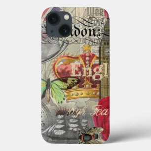 Londen Engeland Reizen Vintage Europa Kunst Case-Mate iPhone Case