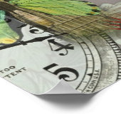 Londen Engeland Reizen Vintage Europa Kunst Poster (Hoek)