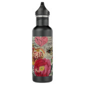 Londen Engeland Reizen Vintage Europa Kunst Waterfles (Rechts)