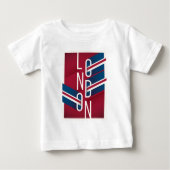 Londen, Engeland | Retro geïllustreerde Typografie (Voorkant)