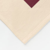 Londen, Engeland | Retro geïllustreerde Typografie Fleece Deken (Hoek)