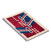 Londen, Engeland | Retro geïllustreerde Typografie Notitieboek (Rechterzijde)